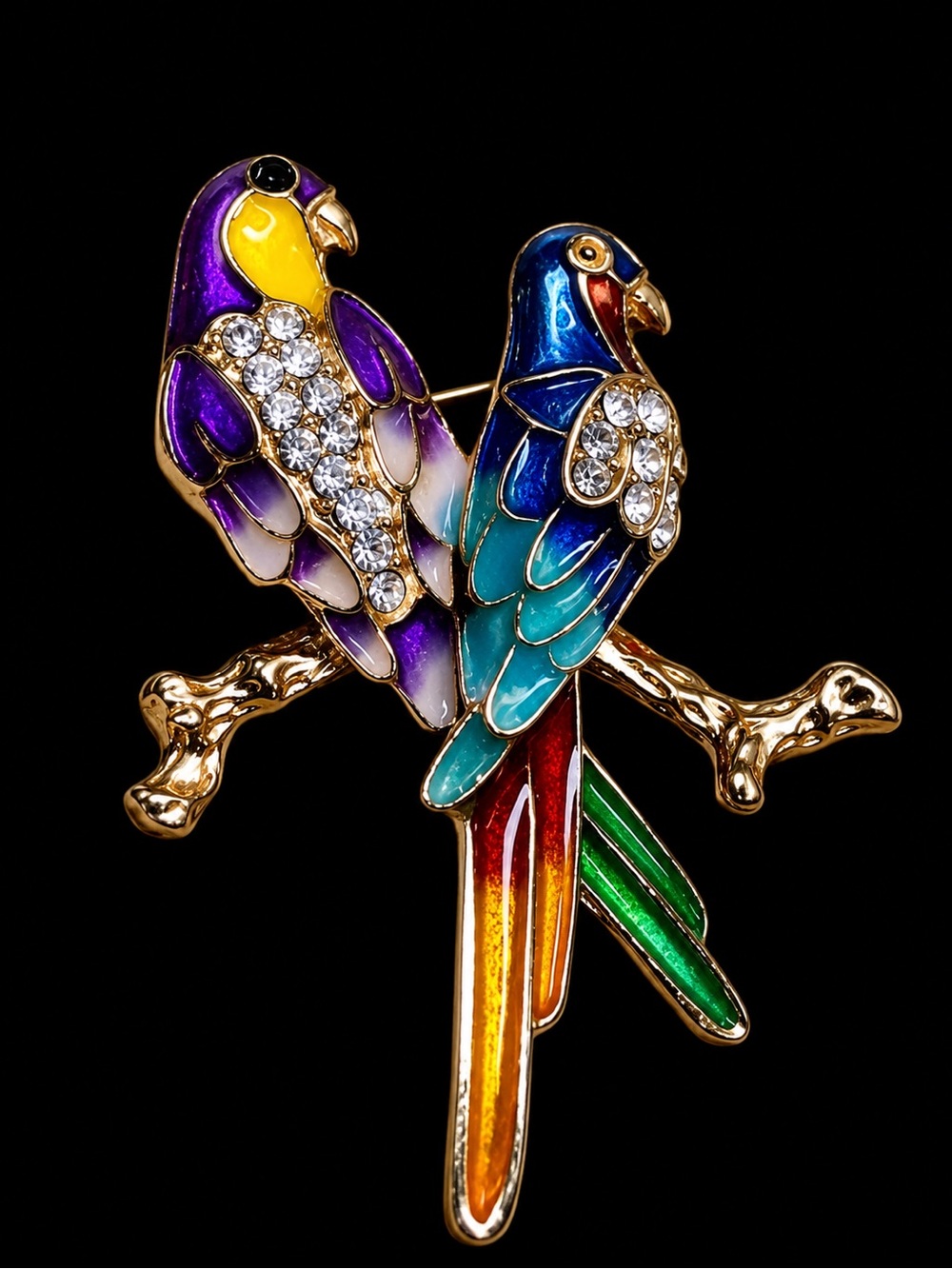 Multicolor Parrot Brooch - Women Jewelry Brooches